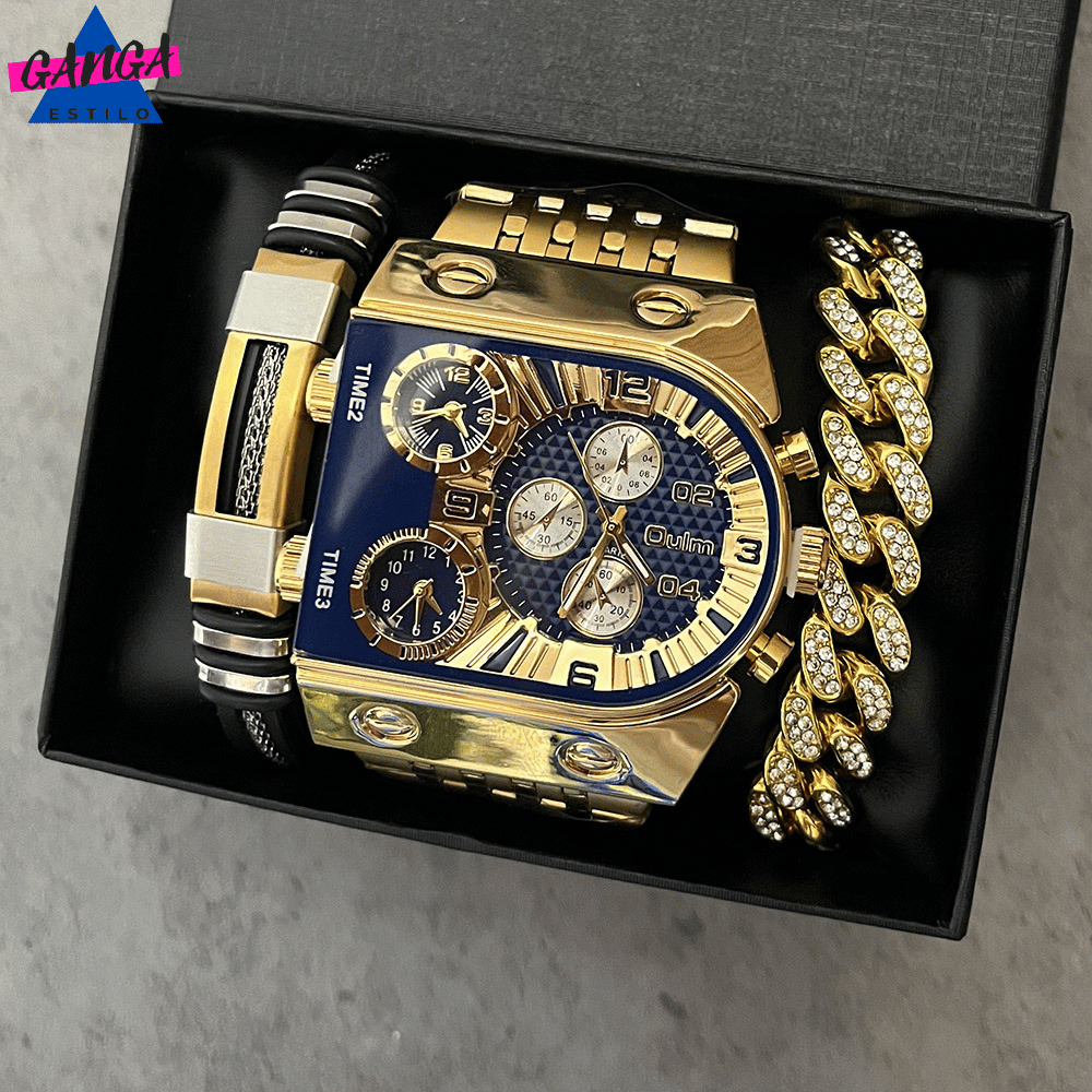 Luxury Gold® watch + 2 Free Bracelets