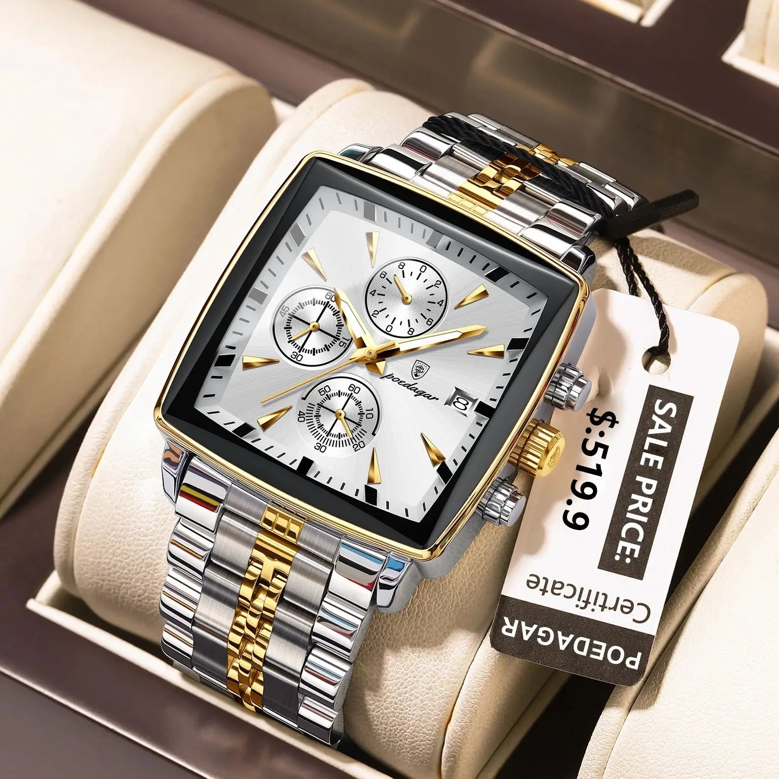 Reloj Silver Boxer™ Hombre